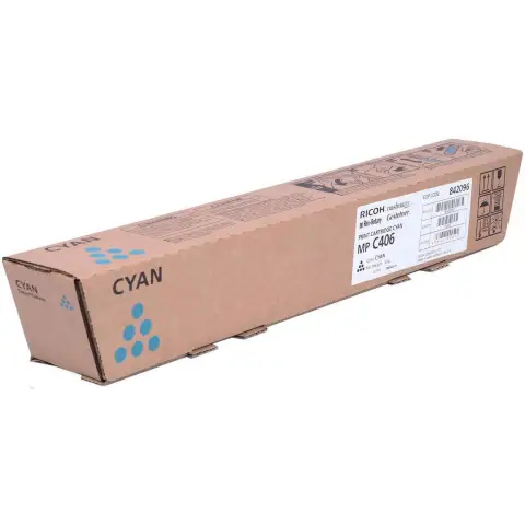 Toner Ricoh 842096 Cyan do kopiarek (Oryginalny) [6k]